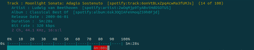 Tizonia - print screen