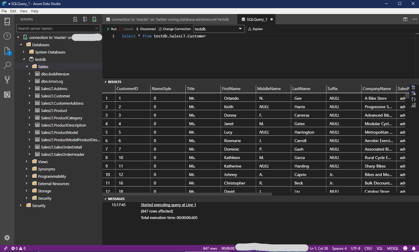 Azure Data Studio